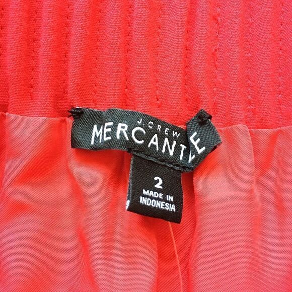 🆕J. Crew Mercantile Red Casual Skirt - Picture 5 of 6